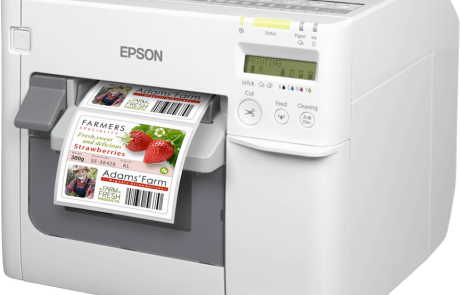 הדיו במדפסות המדבקות של Epson בטוח בשימוש גם במוצרי מזון