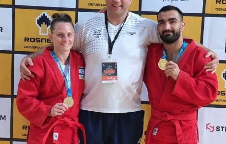 טריאל אבסוב מישראל זכה במדליית זהב באליפות אירופה בסמבו