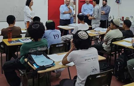 שר העלייה והקליטה, ח"כ אופיר סופר, בביקור עבודה במכללה הטכנולוגית נוף הגליל
