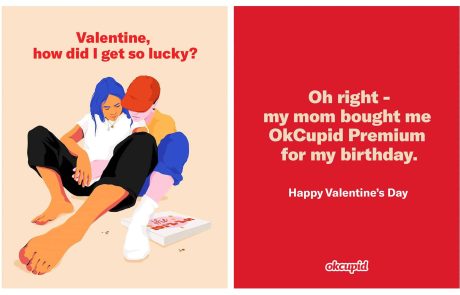 OkCupid חושפת את גלויות הברכה הלא כל כך שגרתיות  לוולנטיין