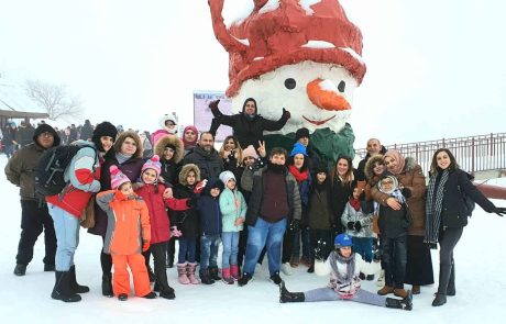 מחמם את הלב: ילדי יחידת דיאליזה ברמב"ם יצאו ליום כיף בשלג