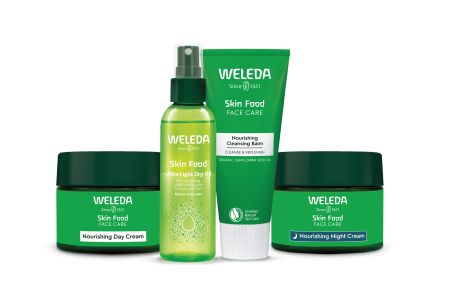 לרגל השקת סדרת הסקין פוד לעור הפנים של המותג WELEDA