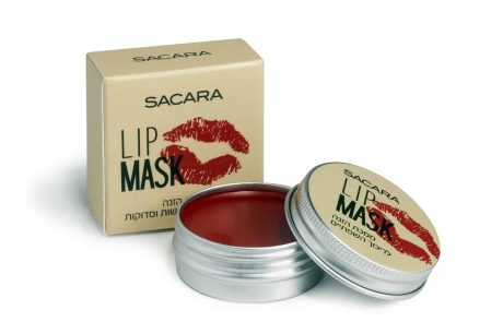 רשת SACARA מציעה מסכת הזנה לריכוך והגנה על השפתיים