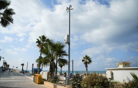 חיפה: 50 מצלמות אבטחה חדישות הותקנו בטיילות חופי הרחצה