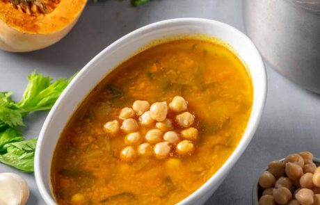 מתכון להכנת מרק חורפי: חומוס דלעת! עם נגיעות מהמטבח המרוקאי