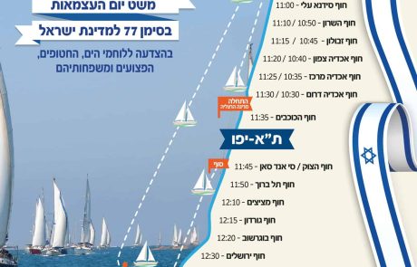 משט יום העצמאות ה-77: הצדעה ללוחמי הים, החטופים, הפצועים ומשפחותיהם