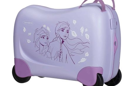 סמסונייט : מזוודת Dream Rider חדשה בעיצוב הנסיכות אנה ואלזה