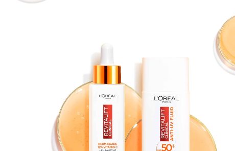לוריאל פריז: סדרת טיפוח חדשנית לעור הפנים עם ויטמין C  'רויטליפט קליניקל"