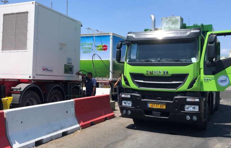 חיפה: לראשונה בארץ 5 משאיות לאיסוף אשפה  המונעות בגז טבעי החלו לפעול בעיר