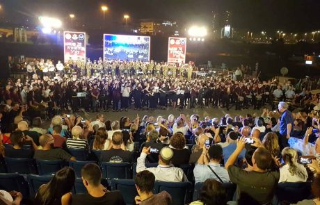 "צ.ה.ל. צועד" עם תזמורת הנוער העירונית קרית ים ותזמורות נבחרות